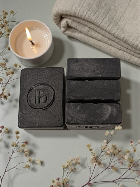 Charcoal, Peppermint, Tea Tree & Lavender Deluxe Cleansing Bar