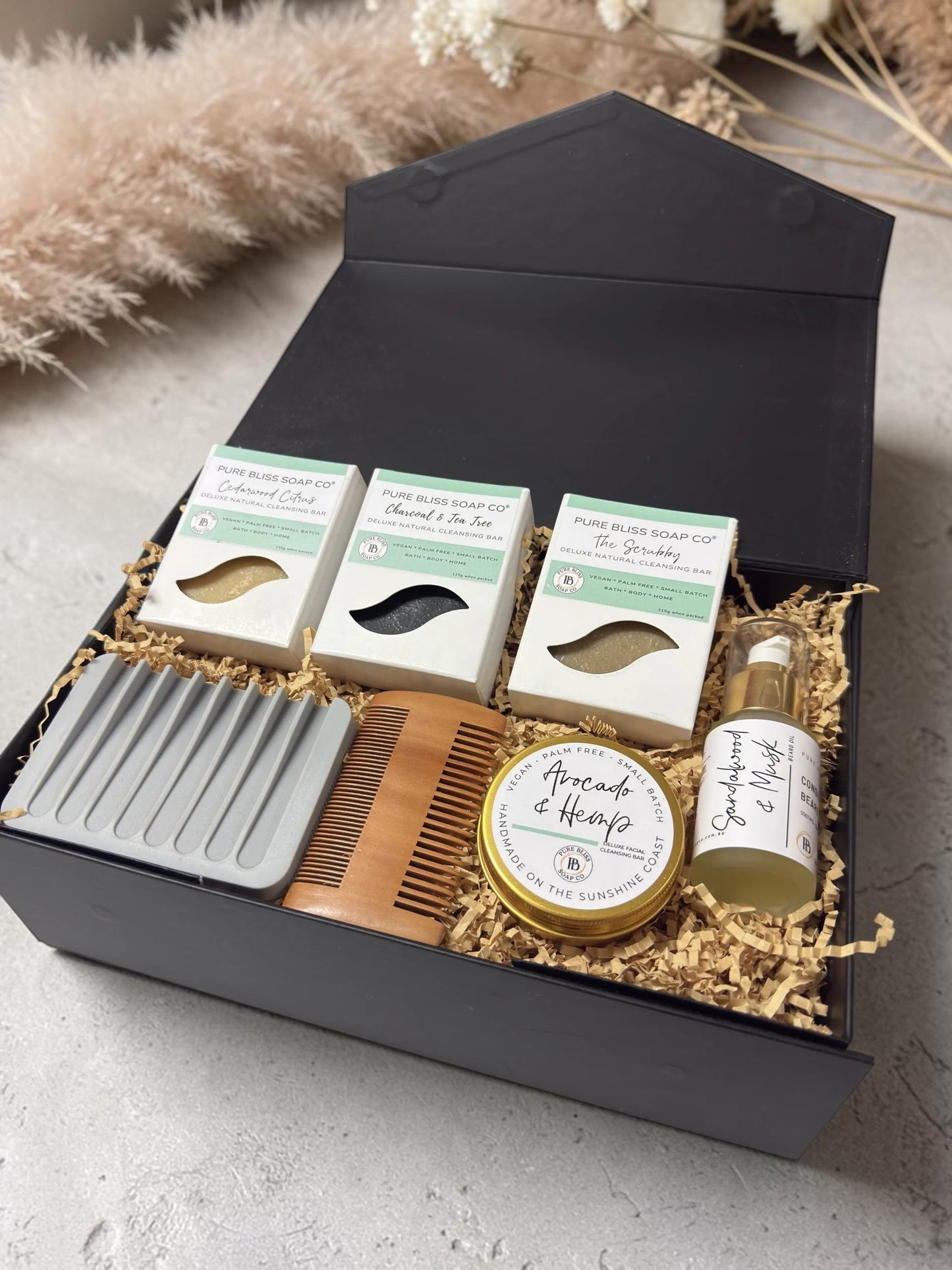 Mega Bearded Gentleman's Gift Pack - Pure Bliss Soap Co