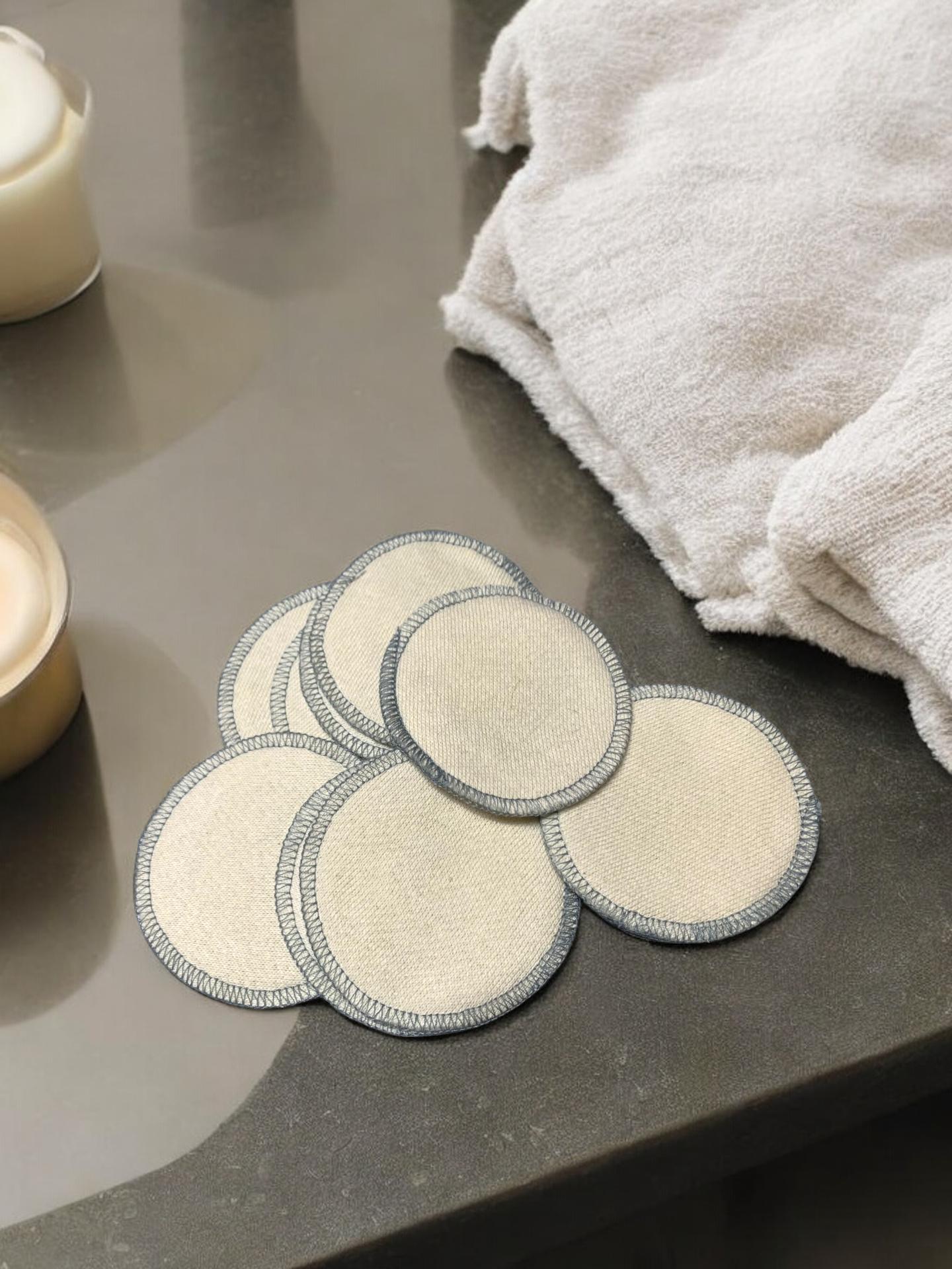 Hemp & Organic Cotton Reusable Makeup Rounds