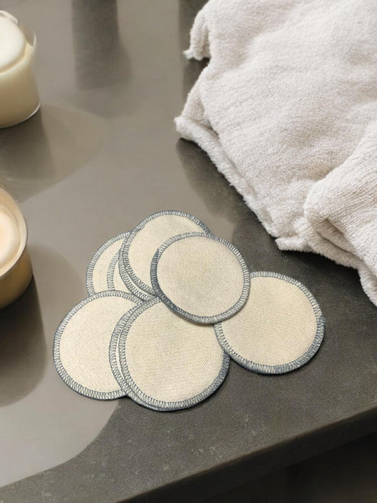 Hemp & Organic Cotton Reusable Makeup Rounds