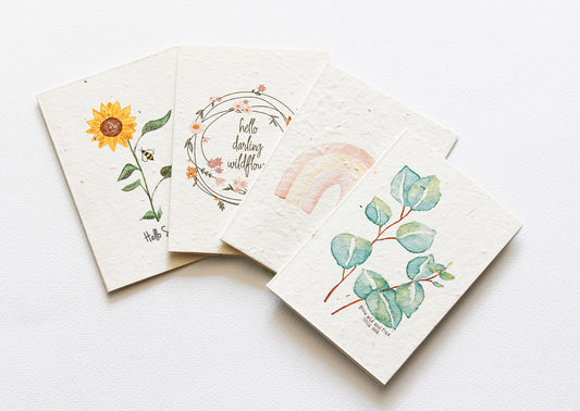 Hello Petal Plantable Mini Gift Cards