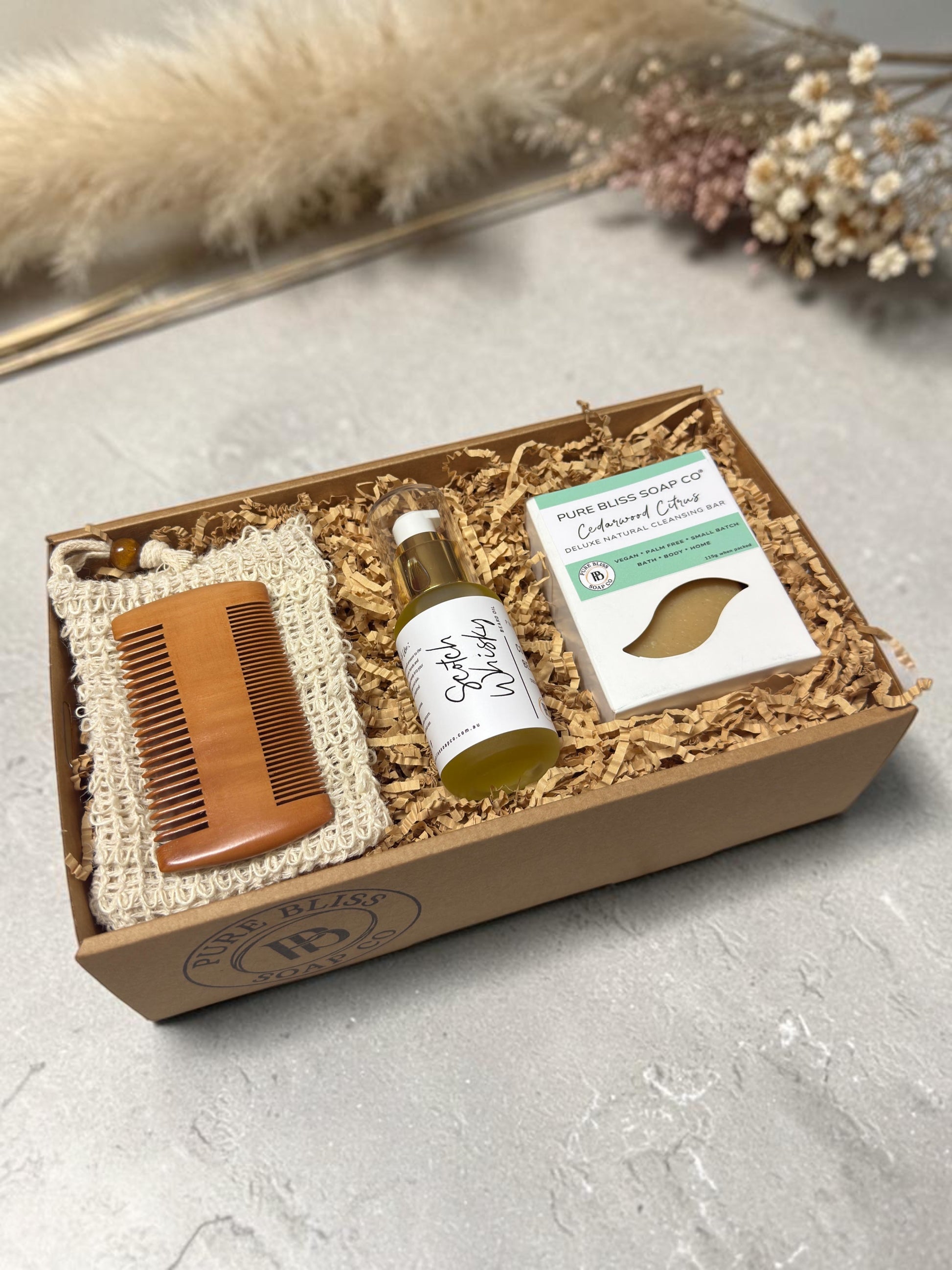 Bearded Gentleman's Gift Pack - Pure Bliss Soap Co