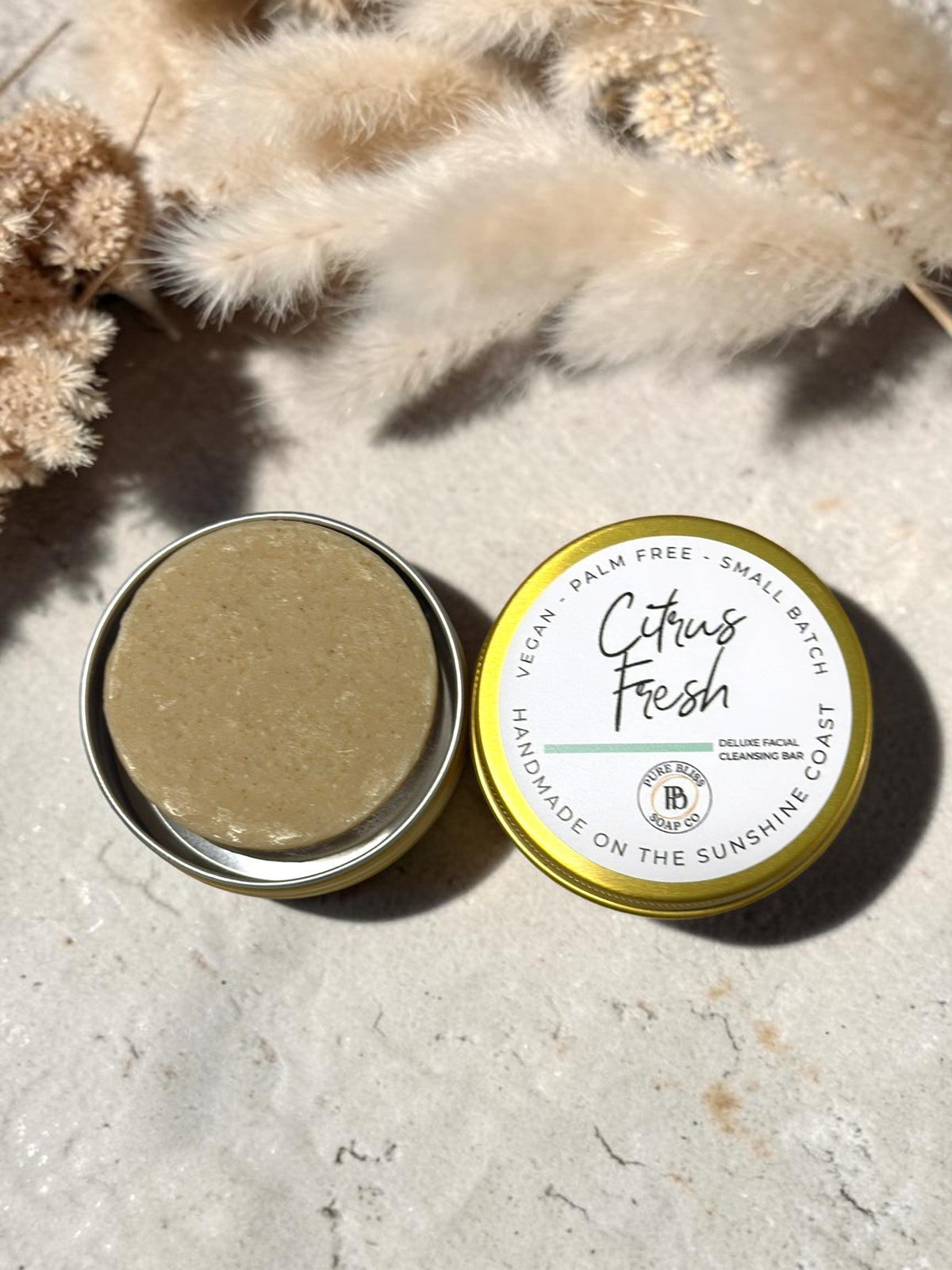 Citrus Fresh Deluxe Facial Cleansing Bar - Pure Bliss Soap Co