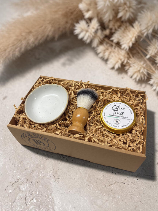 Citrus Twist Premium Shaving Gift Pack - Pure Bliss Soap Co