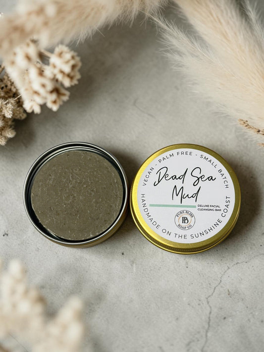 Dead Sea Mud Deluxe Facial Cleansing Bar - Pure Bliss Soap Co