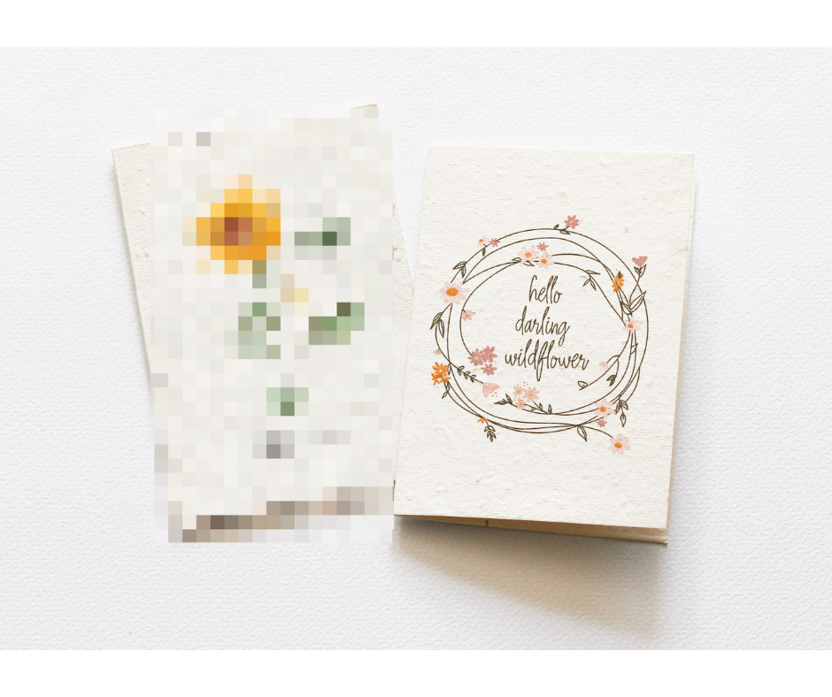 Hello Petal Plantable Mini Gift Cards