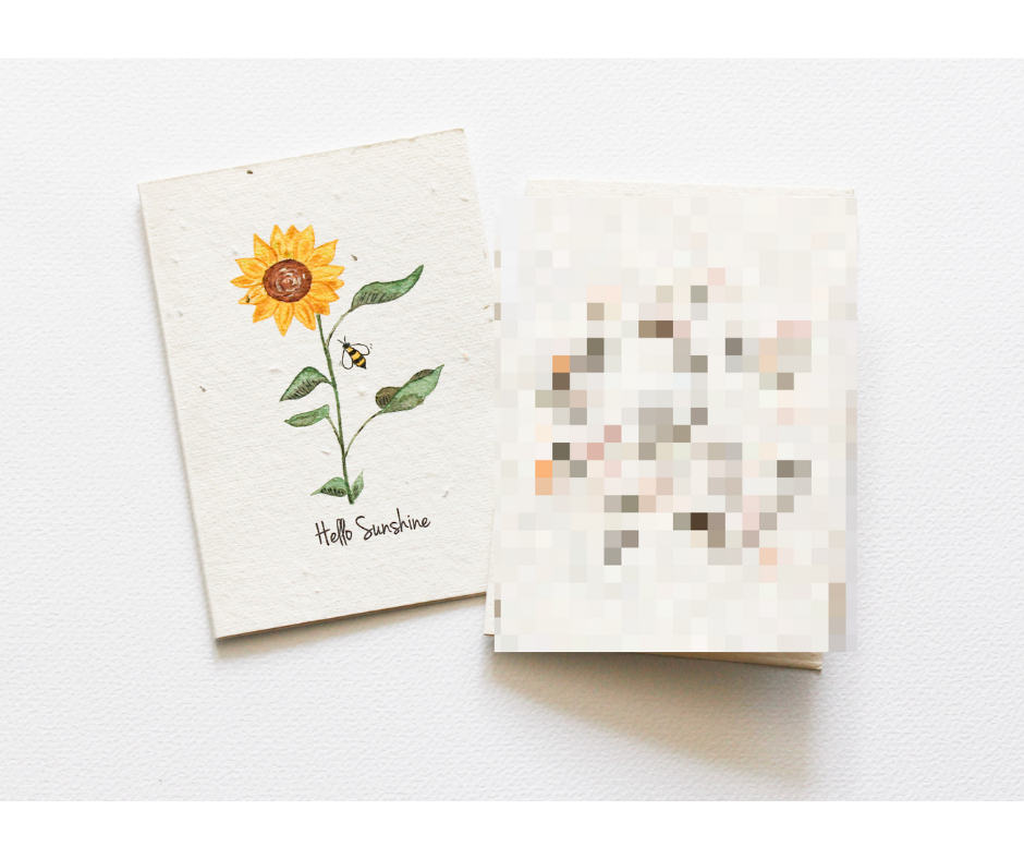 Hello Petal Plantable Mini Gift Cards