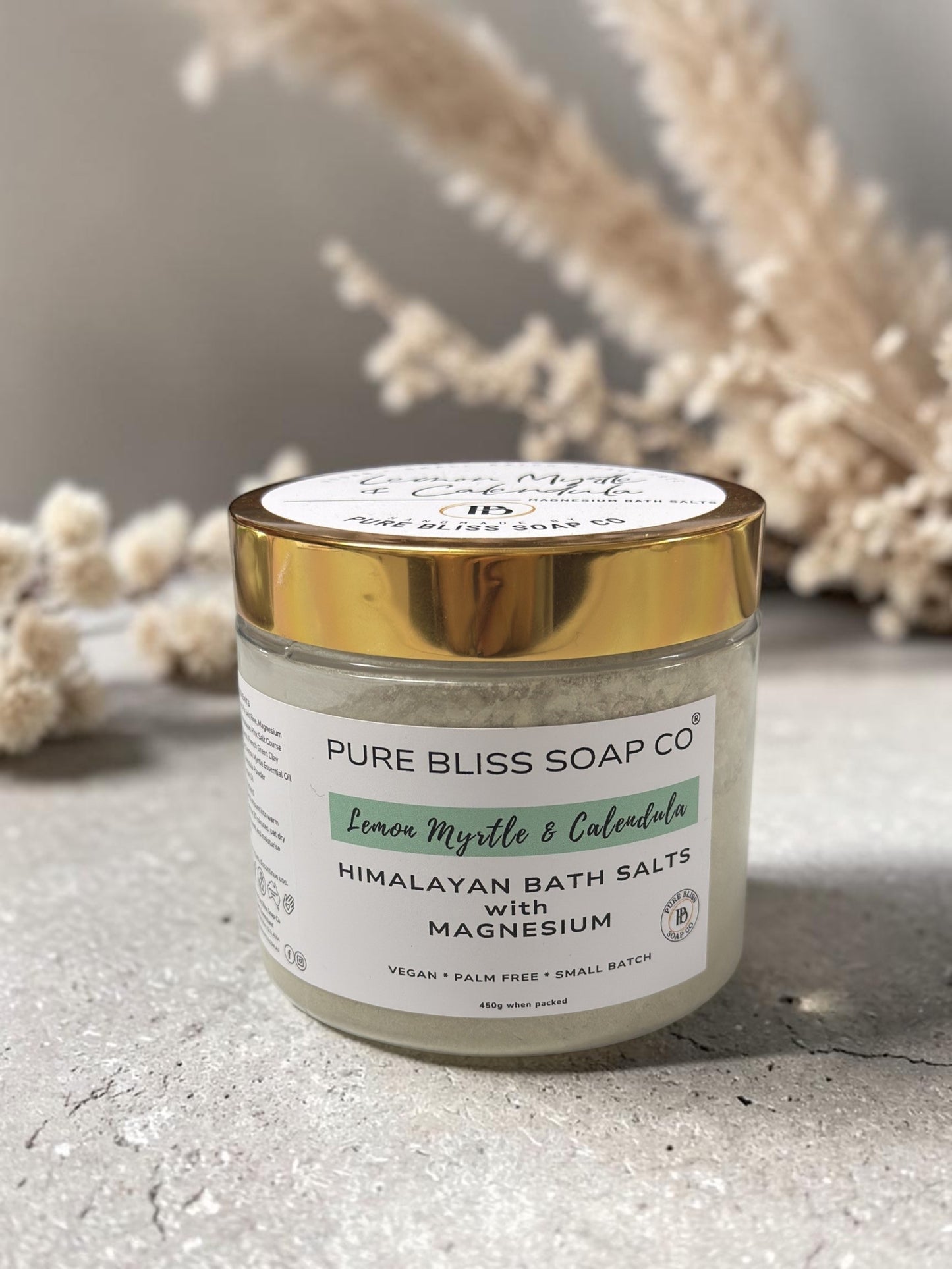 Lemon Myrtle & Calendula Bath Salts