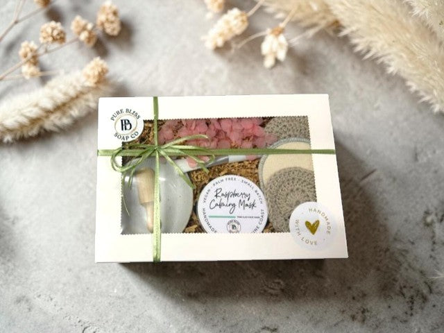 Raspberry Calming Clay Mask Gift Pack