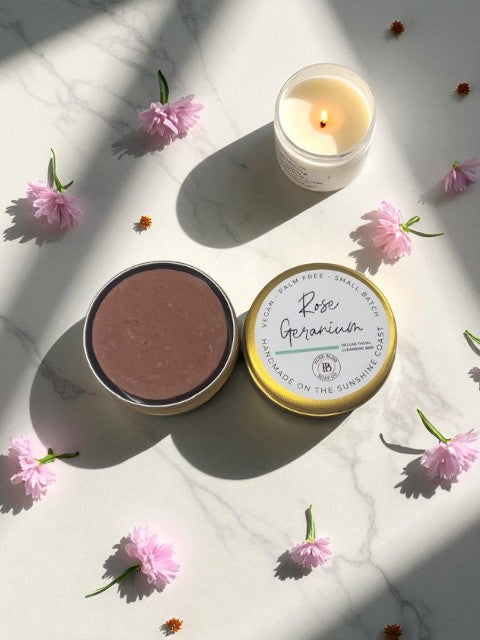 Rose Geranium Deluxe Facial Cleansing Bar